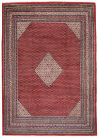  Persischer Sarough Mir Teppich 293X410 Dunkelrot/Braun Großer (Wolle, Persien/Iran)