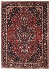 Orientalischer Bachtiar Teppich 270X375 Schwarz/Dunkelrot Großer Wolle, Persien/Iran Carpetvista