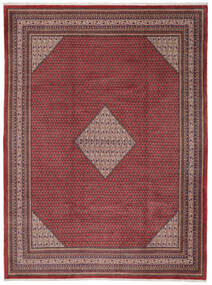 Tapete Sarough Mir 298X398 Vermelho Escuro/Castanho Grande (Lã, Pérsia/Irão)