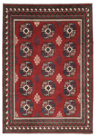  208X290 Medallion Afghan Fine Rug Wool, Carpetvista