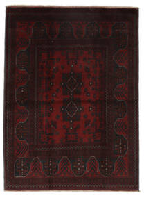 107X148 絨毯 アフガン Khal Mohammadi オリエンタル ブラック (ウール, アフガニスタン) Carpetvista