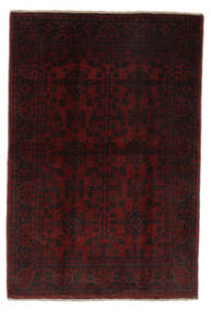 107X145 絨毯 アフガン Khal Mohammadi オリエンタル ブラック (ウール, アフガニスタン) Carpetvista