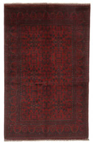 Afghan Khal Mohammadi Matot 125X197 Villamatto Musta/Tummanpunainen Pieni Matto Carpetvista