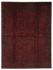 絨毯 アフガン Khal Mohammadi 175X233 ブラック/ダークレッド (ウール, アフガニスタン)