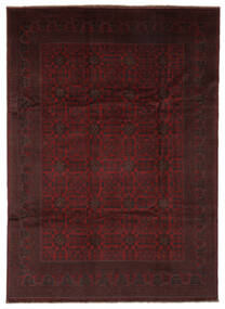  Afghan Khal Mohammadi Χαλι 248X342 Μαλλινο Μαύρα/Σκούρο Κόκκινο Μεγάλο Carpetvista