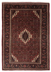 262X365 Hosseinabad Teppich Orientalischer Schwarz/Dunkelrot Großer (Wolle, Persien/Iran) Carpetvista
