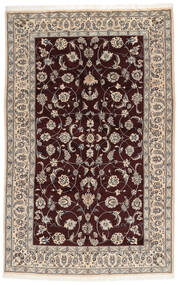  Nain Rug 194X312 Persian Wool Black/Brown Carpetvista