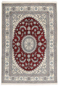 192X290 絨毯 オリエンタル ナイン ダークグレー/ベージュ (ウール, ペルシャ/イラン) Carpetvista