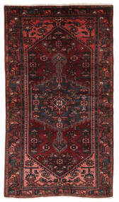  Persischer Zanjan Teppich 125X218 Schwarz/Dunkelrot Carpetvista