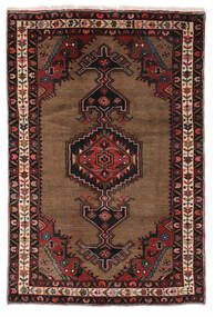  118X174 Hamadan Rug Black/Brown Persia/Iran Carpetvista