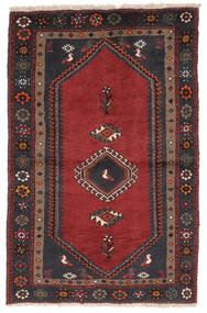 94X153 Alfombra Oriental Klardasht Negro/Rojo Oscuro (Lana, Persia/Irán) Carpetvista