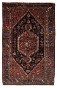  Persian Zanjan Rug 144X220 Black/Dark Red Carpetvista