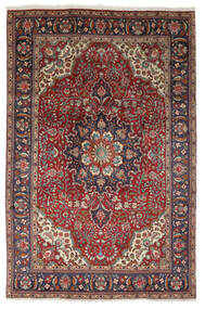 197X307 Täbriz Teppich Orientalischer Dunkelrot/Schwarz (Wolle, Persien/Iran) Carpetvista