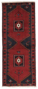 Alfombra Klardasht 75X184 De Pasillo Rojo Oscuro/Negro (Lana, Persia/Irán)