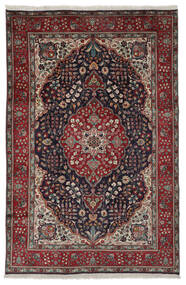  Persian Tabriz Rug 195X297 Black/Dark Red Carpetvista