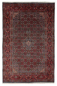 Moud Rug Rug 210X320 Black/Dark Red Wool, Persia/Iran Carpetvista