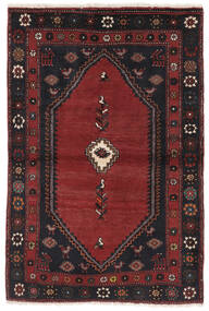 Alfombra Klardasht 105X145 Negro/Rojo Oscuro (Lana, Persia/Irán)