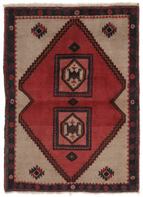 102X146 Kelardasht Rug Oriental Black/Dark Red (Wool, Persia/Iran) Carpetvista