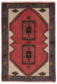 100X150 絨毯 クラルダシュト オリエンタル ダークレッド/ブラック (ウール, ペルシャ/イラン) Carpetvista