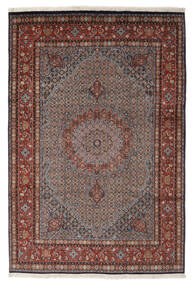  Orientalsk Moud Teppe 200X300 Brun/Mørk Rød Ull, Persia/Iran Carpetvista