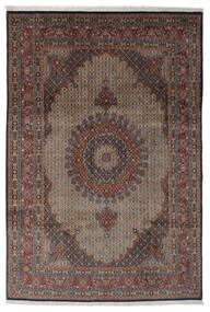 Moud Teppich 203X300 Schwarz/Braun Wolle, Persien/Iran Carpetvista