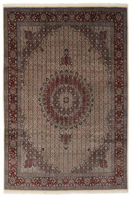Moud Teppich 204X300 Braun/Schwarz Wolle, Persien/Iran Carpetvista