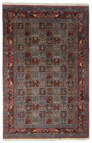 Moud Rug Rug 198X305 Black/Dark Red Wool, Persia/Iran Carpetvista