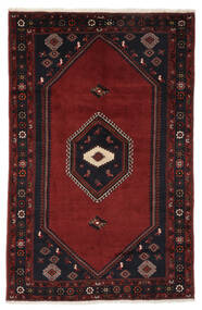 150X238 Alfombra Oriental Klardasht Negro/Rojo Oscuro (Lana, Persia/Irán) Carpetvista