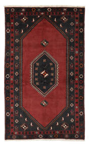 Klardasht Teppich 145X242 Schwarz/Dunkelrot Wolle, Persien/Iran Carpetvista