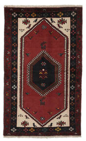 125X207 Klardasht Teppich Orientalischer Schwarz/Dunkelrot (Wolle, Persien/Iran) Carpetvista