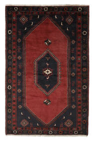 146X233 絨毯 クラルダシュト オリエンタル ブラック/ダークレッド (ウール, ペルシャ/イラン) Carpetvista