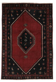 165X235 絨毯 オリエンタル クラルダシュト ブラック/ダークレッド (ウール, ペルシャ/イラン) Carpetvista