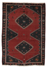 128X186 Klardasht Teppe Orientalsk Svart/Mørk Rød (Ull, Persia/Iran) Carpetvista