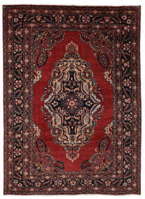 233X320 Alfombra Lillian Oriental Negro/Rojo Oscuro (Lana, Persia/Irán) Carpetvista