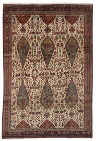 絨毯 オリエンタル アフシャル 205X305 茶色/ブラック (ウール, ペルシャ/イラン)