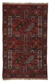 絨毯 ペルシャ Gutchan 122X197 ブラック/ダークレッド (ウール, ペルシャ/イラン)