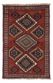 Koberec Orientální Gutchan 118X193 Černá/Tmavě Červená (Vlna, Persie/Írán)