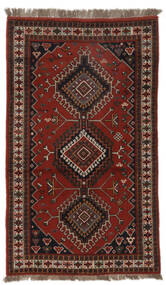  Gutchan Rug 114X192 Persian Wool Black/Dark Red Small Carpetvista
