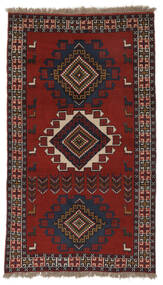 Tapete Oriental Gutchan 115X200 Preto/Vermelho Escuro (Lã, Pérsia/Irão)