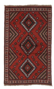 120X194 Baluch Rug Oriental Black/Dark Red (Wool, Persia/Iran) Carpetvista