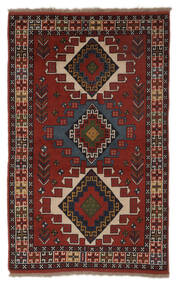 Tapete Oriental Gutchan 118X190 Preto/Vermelho Escuro (Lã, Pérsia/Irão)