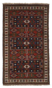 絨毯 ペルシャ Gutchan 110X188 ブラック/茶色 (ウール, ペルシャ/イラン)