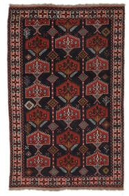 125X196 Tapis Baloutche D'orient Noir/Rouge Foncé (Laine, Perse/Iran) Carpetvista