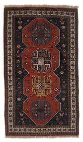 Tapete Gutchan 115X200 Preto/Vermelho Escuro (Lã, Pérsia/Irão)