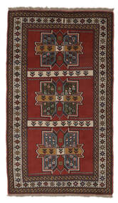 絨毯 オリエンタル Gutchan 115X200 ブラック/ダークレッド (ウール, ペルシャ/イラン)