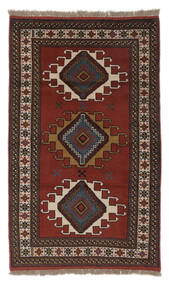 Gutchan Teppich 115X186 Schwarz/Dunkelrot Wolle, Persien/Iran Carpetvista
