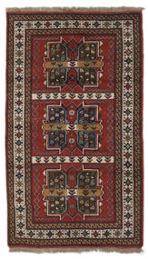絨毯 オリエンタル バルーチ 112X200 ブラック/ダークレッド (ウール, ペルシャ/イラン)