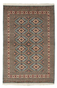 Orientalischer Pakistan Buchara 2Ply Teppich 123X185 Braun/Schwarz Wolle, Pakistan Carpetvista