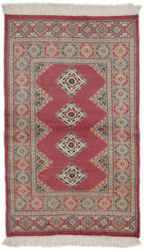 92X153 Pakistan Bokhara 2Ply Rug Oriental Brown/Dark Red (Wool, Pakistan) Carpetvista