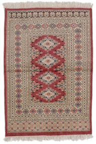 95X138 Pakistan Bokhara 2Ply Rug Oriental Brown/Dark Red (Wool, Pakistan) Carpetvista